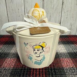 Rae Dunn Cinderella Watercolor Mini Baking Dish Crock Disney Princess NWT
